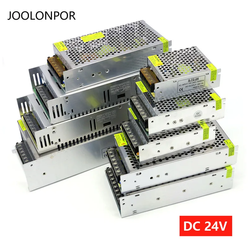 Dc 24V 1A 2A 3A 5A 10A 20A 30A 40A Powe поставка 25 Вт, 50 Вт, 60 Вт 100W 120W 150W 250W 350W 500W 600W 800W 1000W импульсный источник Питание