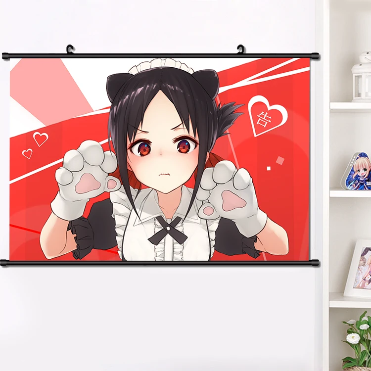 Японское аниме Kaguya sama: Love Is War Shinomiya настенный свиток для манги семейное украшение