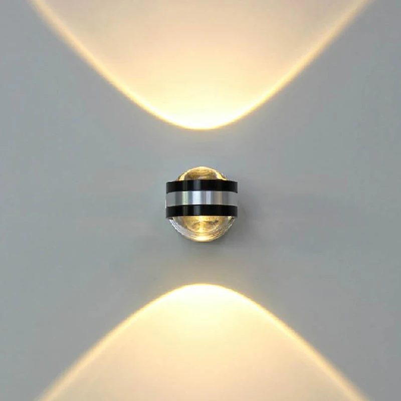 Светодиодный настенный светильник 2 Вт 220 В разные цвета|wall light 220v|crystal wall lightwall |