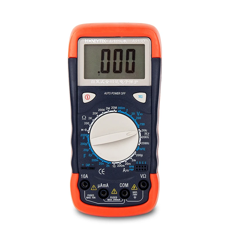

Multimeter Digital Professional Analog ESR Tester Meter Electric DC/AC Voltage Indicator Mini Multi-tester Ammeter Probes Auto