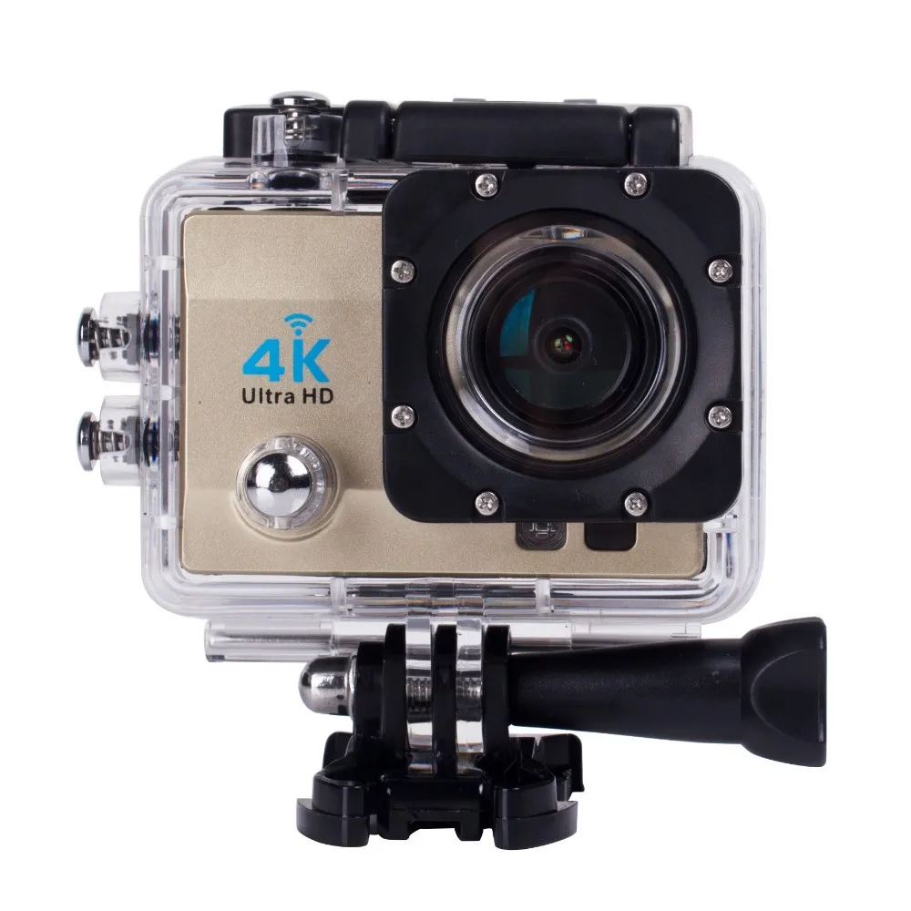 

Action Camera Ultra HD 4K / 25fps WiFi 2.0" 170D Underwater Camera Go Waterproof Pro Helmet Sport Cam for Riding Climbing
