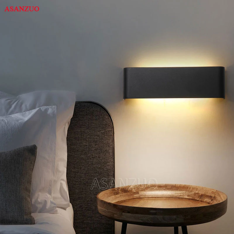  Rectangle Led Wall Lamp Bedside Sconces 4W8W14W18W Light lamp 110V 220V Living Room Bathroom Mirror - 32950494210