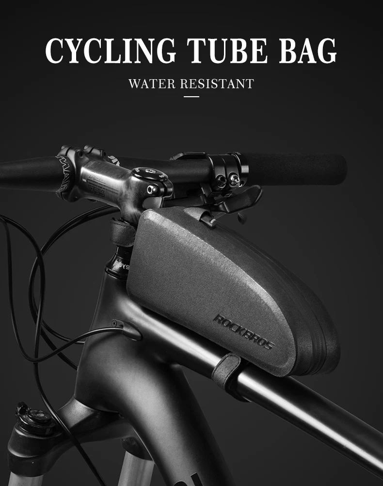 Excellent ROCKBROS Large Capacity Bicycle Cycling Bags Waterproof Top Front Tube Frame Bag portable Pannier Black Bag for MTB Road Bike 0 Excellent ROCKBROS Large Capacity Bicycle Cycling Bags Waterproof Top Front Tube Frame Bag portable Pannier Black Bag for MTB Road Bike 0