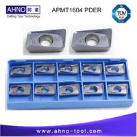 50pcs/lot AHNO APMT1604 PDER M2 Solide Carbide Milling Inserts or cnc Cutting Mill Tools for Face Mill BAP 400R and RAP75
