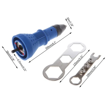 

Electric Rivet Gun Tool Nut Riveting Insert Hand Pop Drill Cordless Heavy Duty