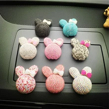 Авто выход духи клип украшения кондиционер милый кролик бабочка узел Стразы Стайлинг автомобиля аксессуары для ароматерапии