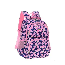 Детские школьные сумки для девочек Водонепроницаемый печати рюкзак дети школьный сумки на плечо конфеты Рюкзак mochila escolar