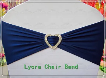 

1/2---With Heart Shape Buckle-- Spandex/Lycra/Expand Bands/Chair cover sash For Wedding Party Banquet Home Decorations