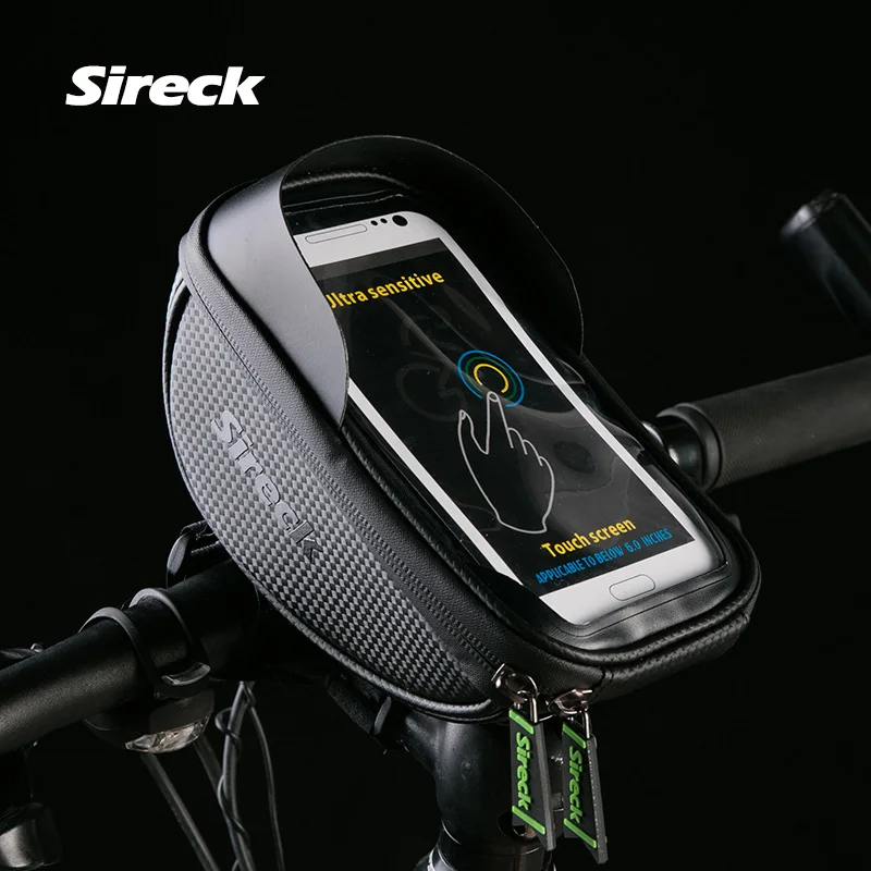 Sireck 6.0 بوصة للماء الطريق Mtb الدراجة حامل مزوّد بمسند للهاتف دراجة المقود حامل هاتف المحمول الذكية دورة GPS حامل دعم Sireck 6.0 بوصة للماء الطريق Mtb الدراجة حامل مزوّد بمسند للهاتف دراجة المقود حامل هاتف المحمول الذكية دورة GPS حامل دعم