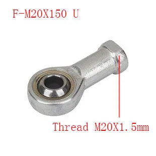 

Free shipping 1pcs F-M20X150U internal Female thread Fisheye rod end joint bearing,Universal joint;Thread M20X1.5mm