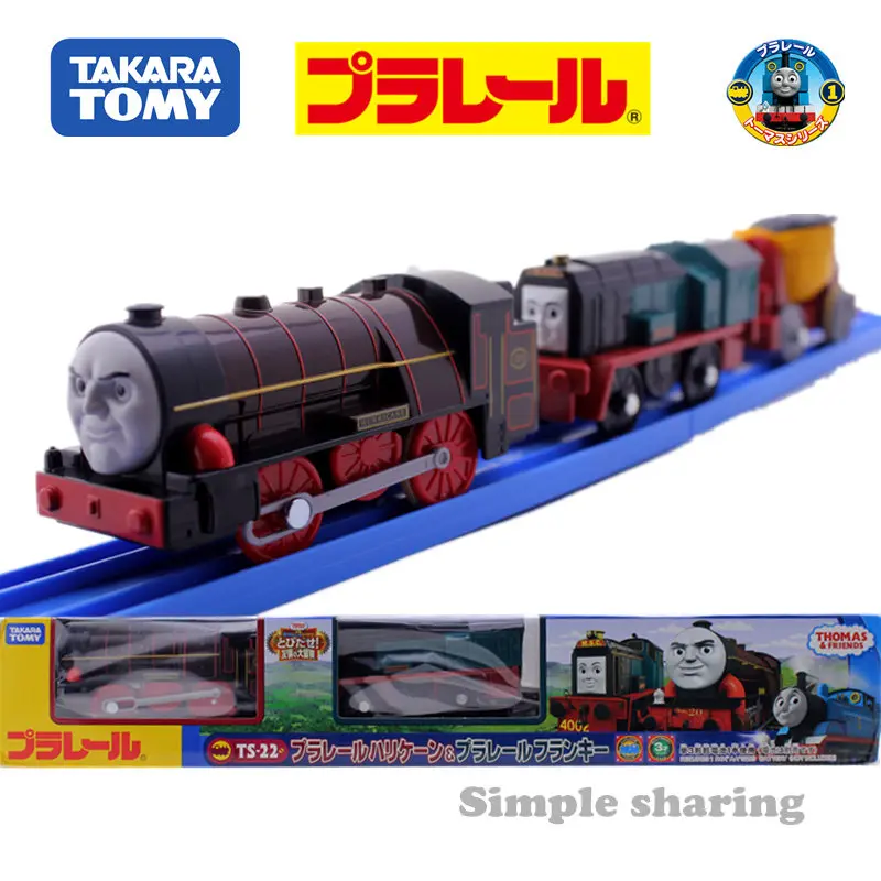 Takara Tomy tomica Plarail TS-22 Hurricane Frankie train игрушечный комплект, популярная игрушечная машинка, литая под давлением, миниатюрный поезд