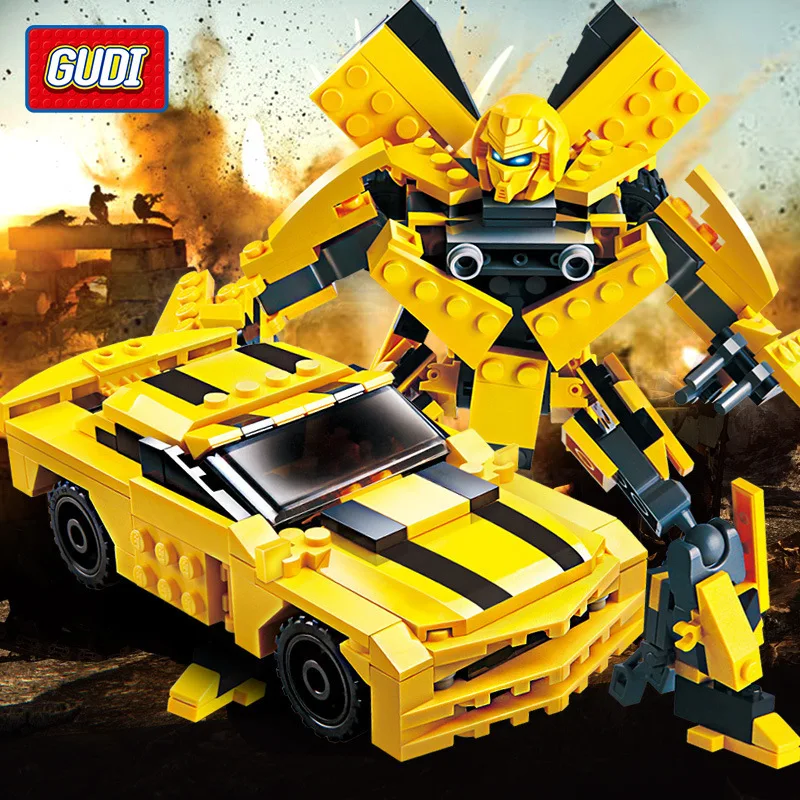 GUDI Совместимость lego Лего Lego Legos Конструктор Строительный блок игрушка G8711 221 шт