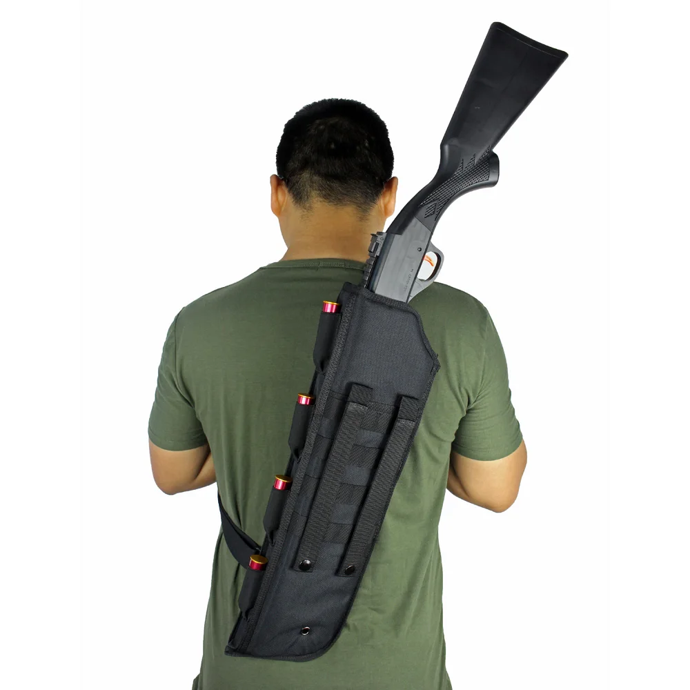 Polegadas Tático Shotgun Bainha Bolsa Molle Ombro Sling Case Acolchoado Rifle Coldre 19 3 Esporte e Lazer