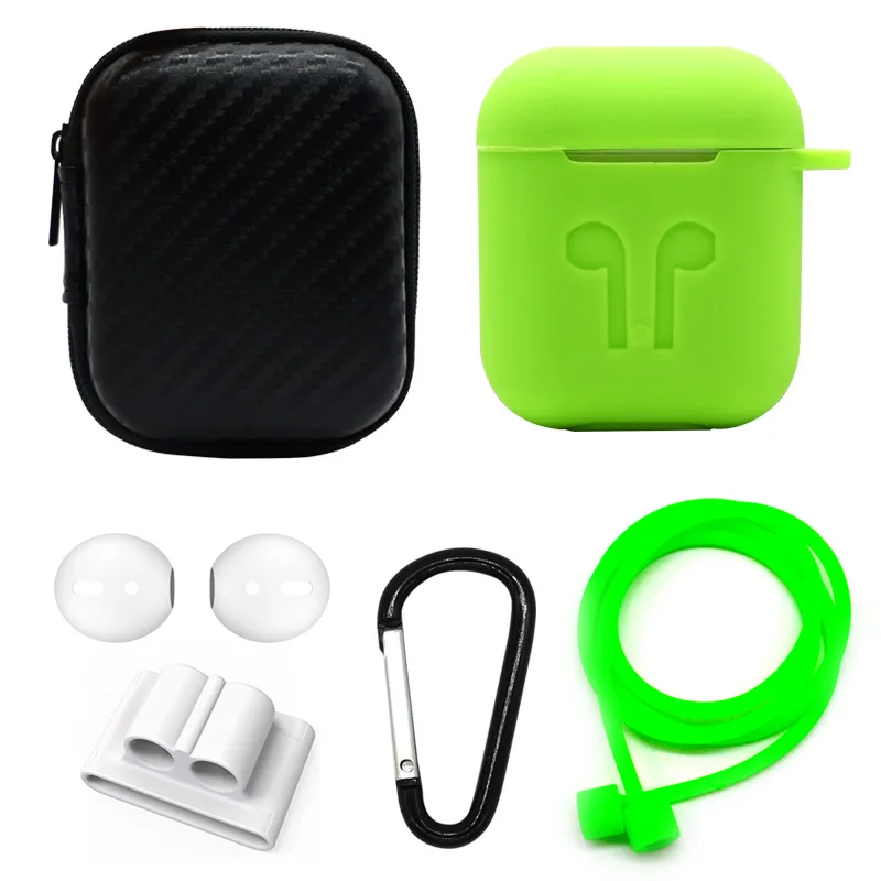 

Soft Silicone Case for Airpods for Air Pods Shockproof Earphone Protective Cover Waterproof for Iphone 7 8 Headset Accessories