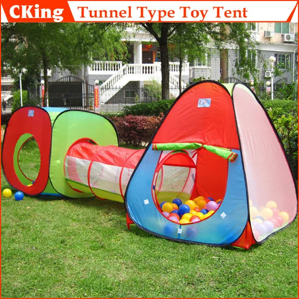 1 Ser Foldable Children Outdoor Toys House Portable Tunnel Type Toy 1 Ser Foldable Children Outdoor Toys House Portable Tunnel Type Toy Tent For Kids Novetly Gift Baby Free Shipping