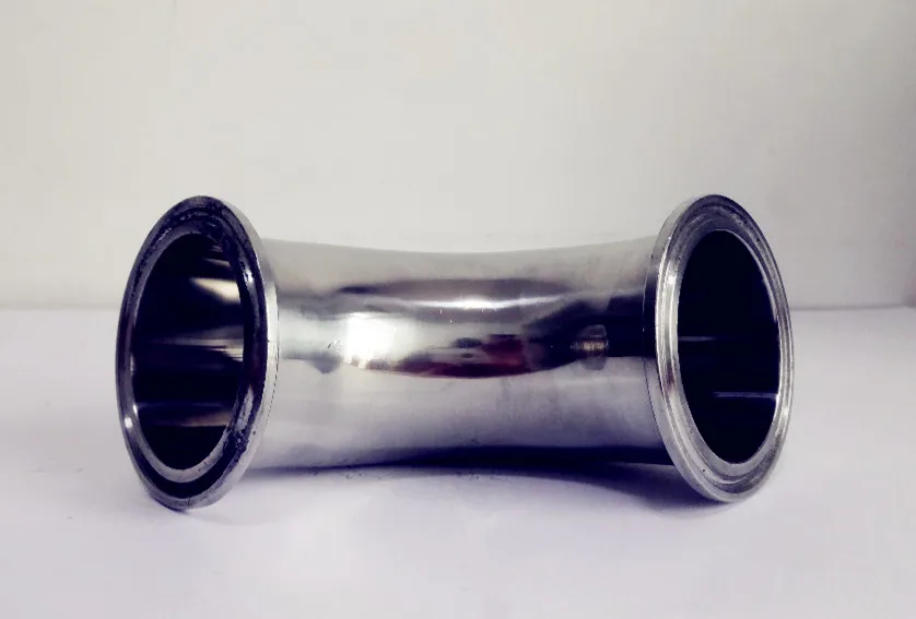 1,"(38 мм) OD50.5 90 градусов трубы изгиб, трехзажимное соединение Локоть Фитинг трубы, SS304