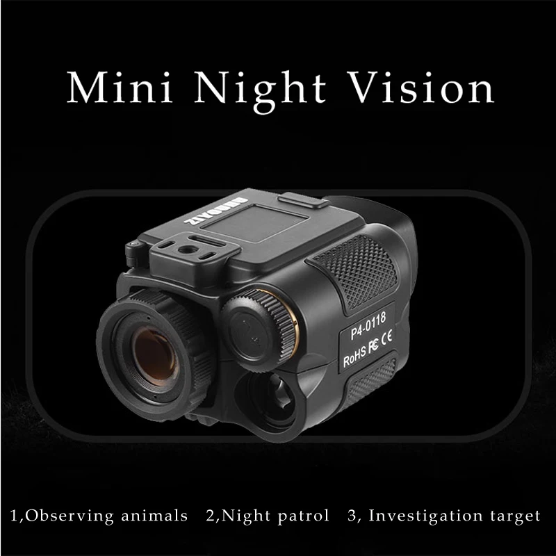 1X18 Mini Multifunction IR Digital Infrared Monocular Day