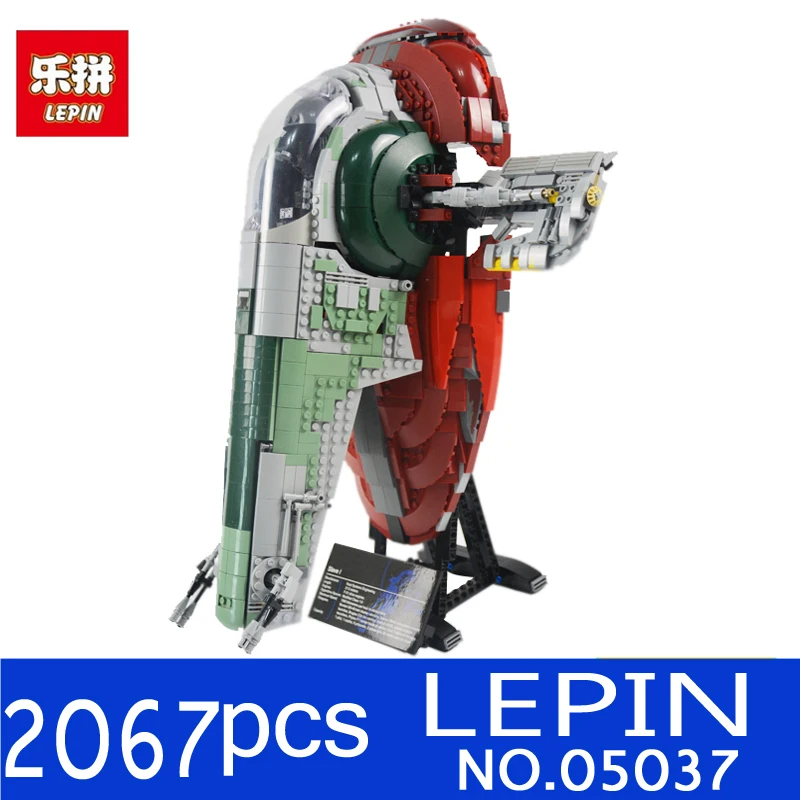 

New LEPIN 05037 2067pcs 05039 Star UCS Wars Slave NO.1 Model Building Blocks Bricks Kits Compatible 75060 Children Moc Toys Gift