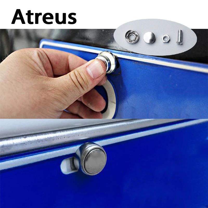 Atreus 16 шт сделанных из нержавеющей стали болты автомобилей номерных знаков каркас