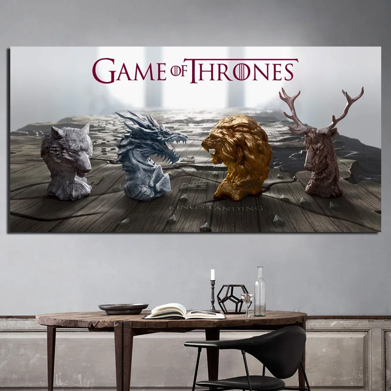 

Game Of Thrones Blu Ray Canvas Painting Print Living Room Home Decoration Artwork Modern Wall Art Oil Painting Posters Pictures