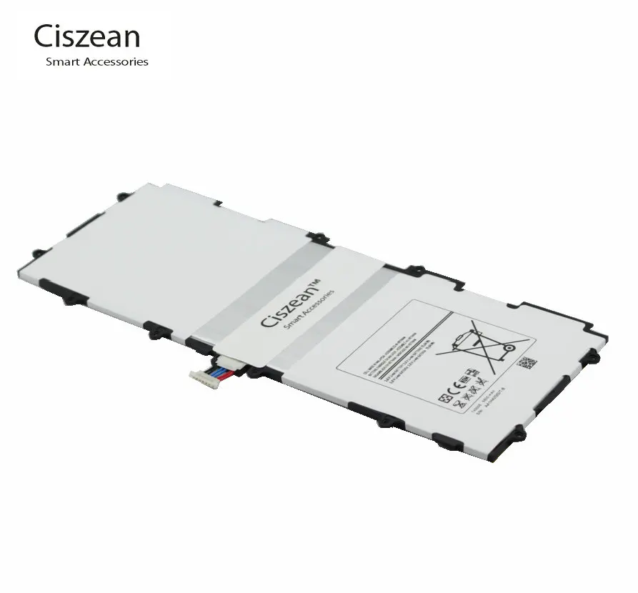 Сменный аккумулятор Ciszean T4500E/T4500C 1x6800 мАч для Samsung Galaxy Tab Tablet 3 10 1 P5200 P5210 P5220 P5213|battery for