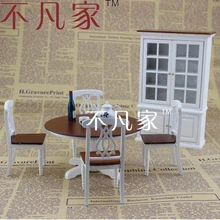 Кукольный домик 1/12 масштаб миниатюрная мебель хорошо сделанный деревянный ручной резной кухонный набор