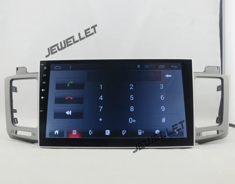 Top 10.1" Quad core Android 8.1 Car GPS radio Navigation for Toyota RAV4 2013-2016 with 4G/Wifi, DVR OBD 1080P 1
