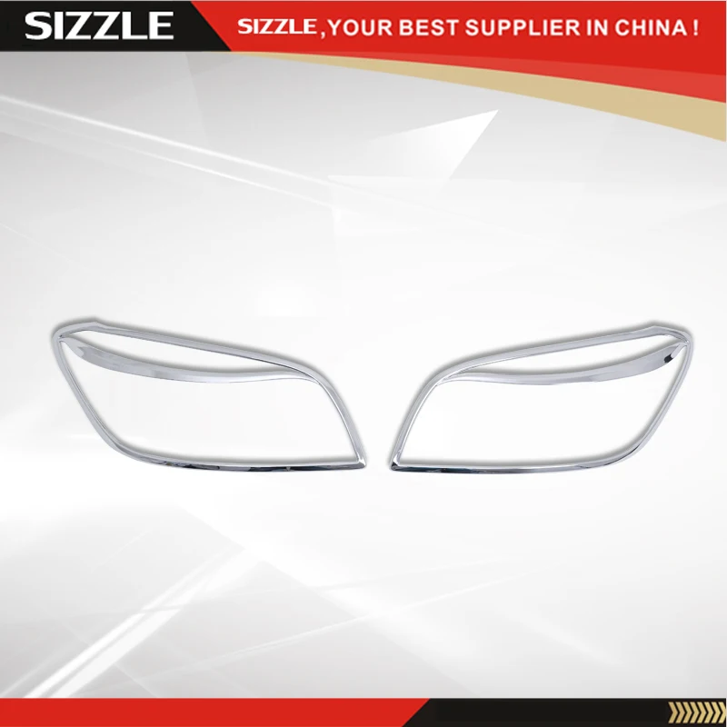 Car Headlight Covers Accessories For TOYOTA RAV4 2006 2012 ABS Plastic