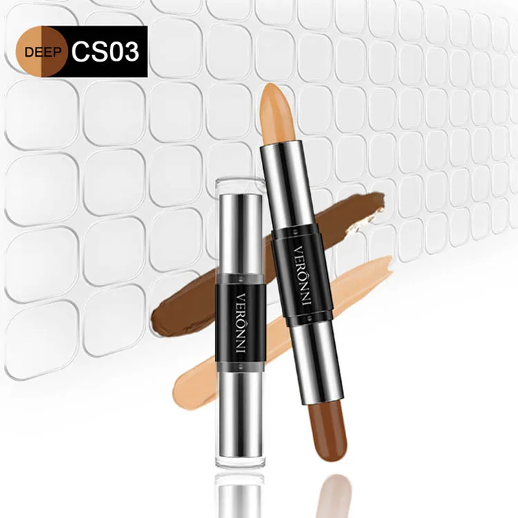 

NEW Dual-ended Highlighter Stick Face Makeup Contour Brighten Concealer Sticks Cream Glow Kit