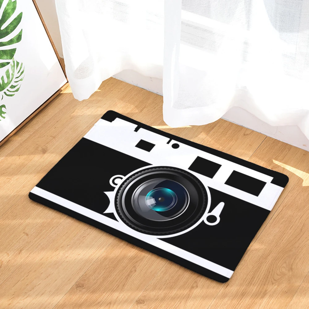 40*60/50*80cm Vintage Entrance Anti-Slip Doormat Magnetic casset Tape Mix Tape Carpets Bedroom Rugs Decorative Stair Mats Home 40*60/50*80cm Vintage Entrance Anti-Slip Doormat Magnetic casset Tape Mix Tape Carpets Bedroom Rugs Decorative Stair Mats Home