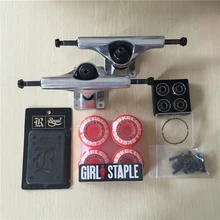 Blank Aluminum 5 25 font b Trucks b font Parts font b Skateboarding b font And