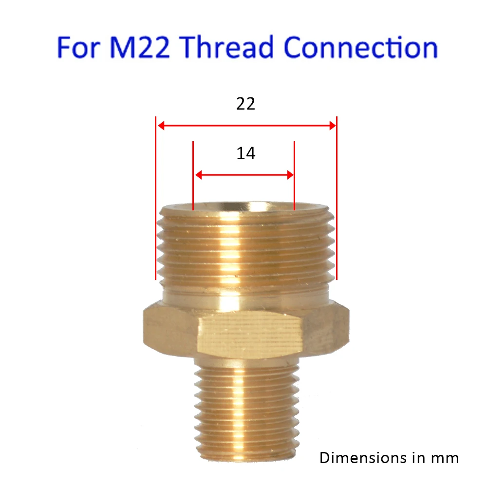 Пенная насадка пенообразователь высокого давления Пенообразователь для M22 - Фото №1