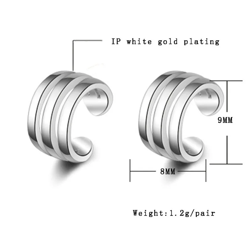 silver earrings
