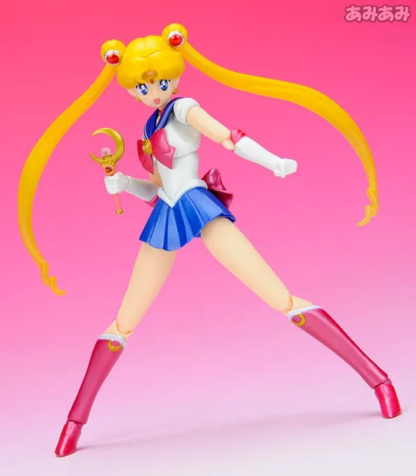 Японское аниме "Pretty Guardian Sailor Moon" Оригинальная фигурка BANDAI Tamashii нация СВЧ/S. H. Figuarts-Сейлор Мун