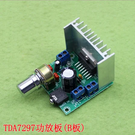 

10pcsHigh Quality TDA7297 Version B 2*15W Digital For Audio Amplifier Board Dual-Channel AC/DC 12V