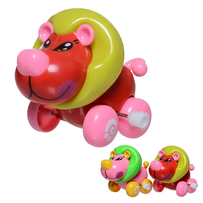 Lovely Cute Walk Move Wind Up Clock Lion King Fat Happy delightful Toy