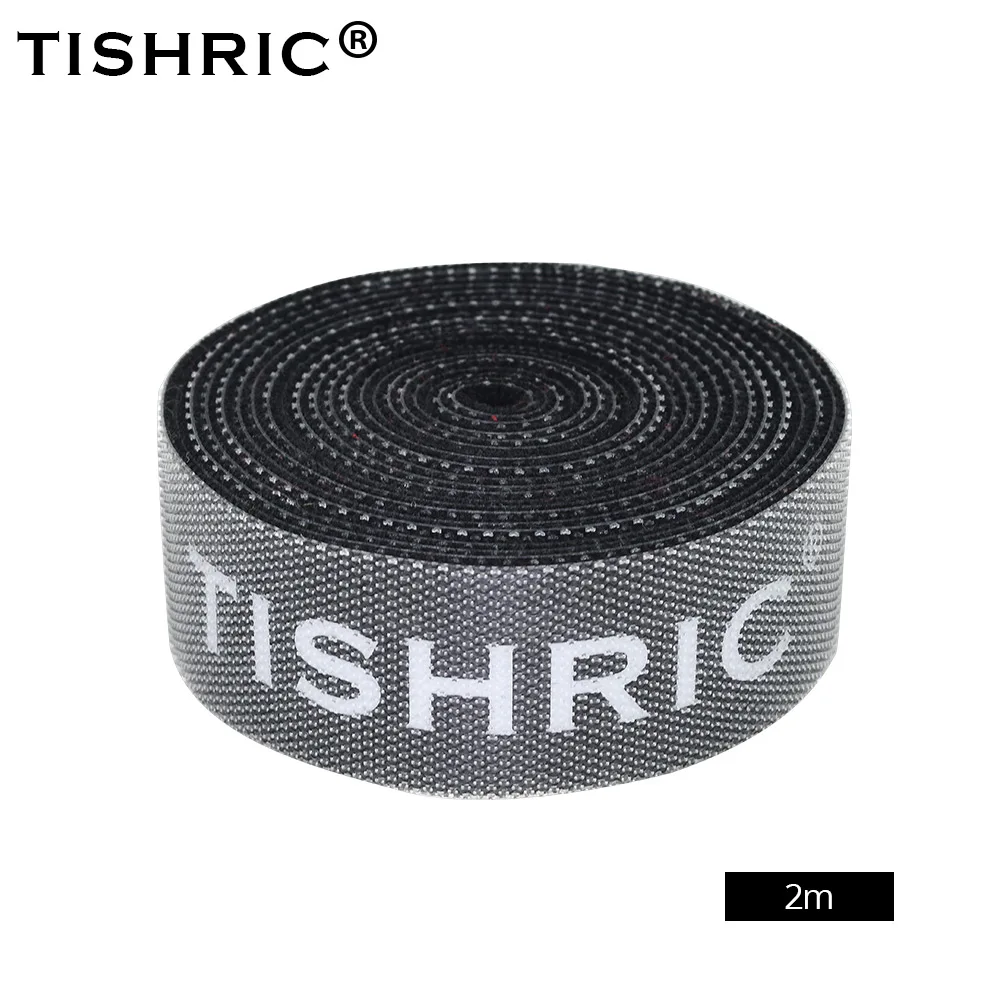 TISHRIC нейлоновый кабельный органайзер/управление провода намотка-держатель зажим для Iphone/рабочего стола/зарядное устройство/наушники/кабель для мыши намотки протетор - Цвет: 2m black