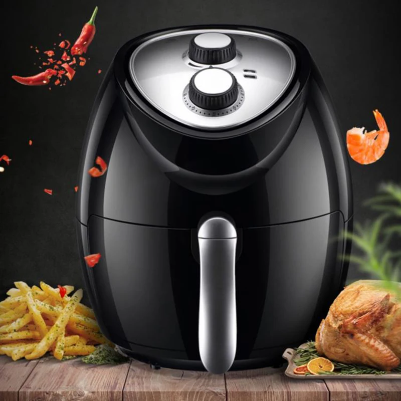

New air frying pan household 4.8L Large capacity french fries machine Electric Frying Pan