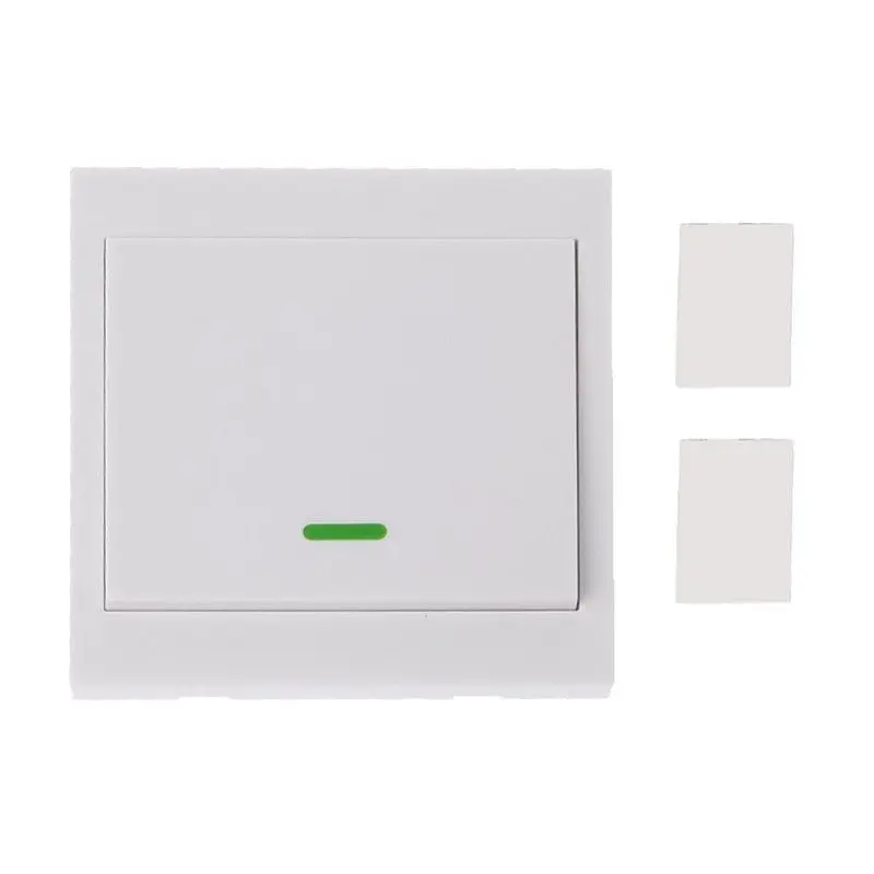 Настенный беспроводной пульт дистанционного управления 433 МГц RF 1 2 3 кнопочный пульт дистанционного управления Sticky Smart Wall panel передатчик