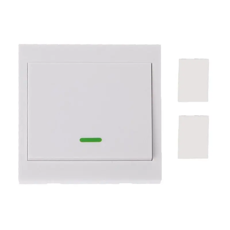 Wall Panel Wireless Remote Transmitter 433MHz RF 1 2 3 Button Remote Control Switch Sticky Smart Wall Panel Transmitter
