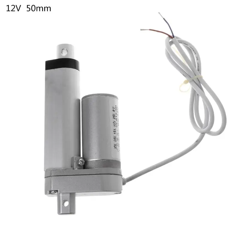 

12V DC Electric Linear Actuator Motor Controller 30mm/s 300N Stroke 50mm
