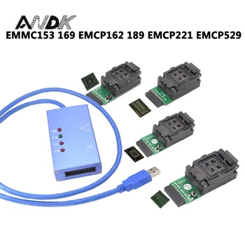 Günstige EMMC153 169 EMCP162 189 EMCP221 EMCP529 Buchse 6 In 1 Daten Recovery Werkzeuge Für Android-handy EMMC Programmer Sockel Hohe Geschwindigkeit