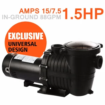 

1.5HP Swimming Pool Pump Filter Cycling Strainer ETL Certified Salt SPA GREAT 1.5HP Swimming Pool Pump Filter Cycling Motor
