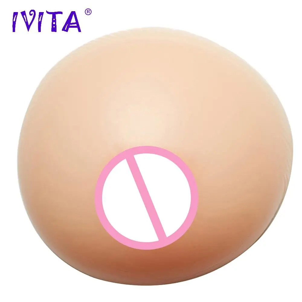

IVITA 5000g Round Silicone Breast Forms Realistic Silicon Breasts For Crossdresser Mastectomy Cosplay Transvestite Ladyboy