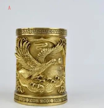 

6.8" Bronze craftwork art bronze Eagle ornament