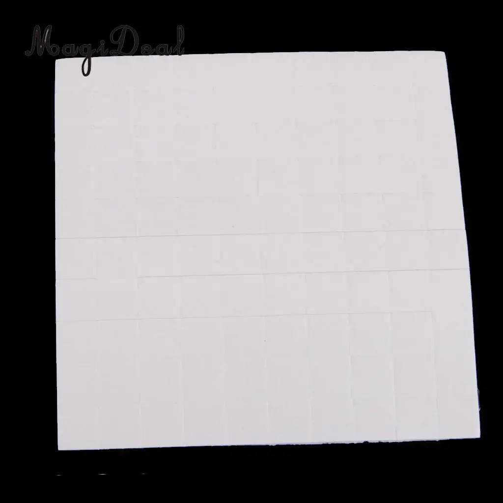 4 sheet Double Side Adhesive From Pads Sticker Fixers for Card Making Super Strong Mounting Sticky Tape 1 mm for Posters Glass