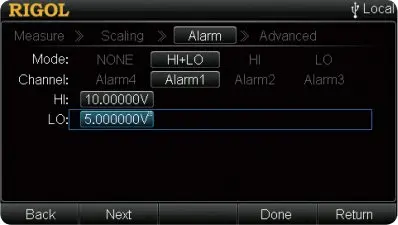 Alarm-Configuration