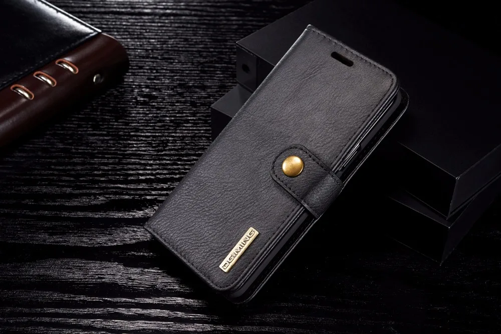 DG MING A8 Plus Чехол-книжка на магнитной застежке с кожаный чехол для samsung galaxy S9 s10 плюс s8 s7edge note9 note8 A3 A5 A7 J3 J5 J7 в европейском стиле