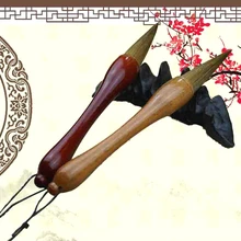 2 шт. большой ласка волос бункера в форме Кисточки высокое качество каллиграфия пера Кисточки сценариев записи Кисточки Канцелярии канцелярские