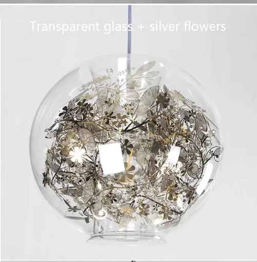 Artecnica клубок Глобус светодиодный подвесной светильник Lustre Glass Fish Tank Стальной